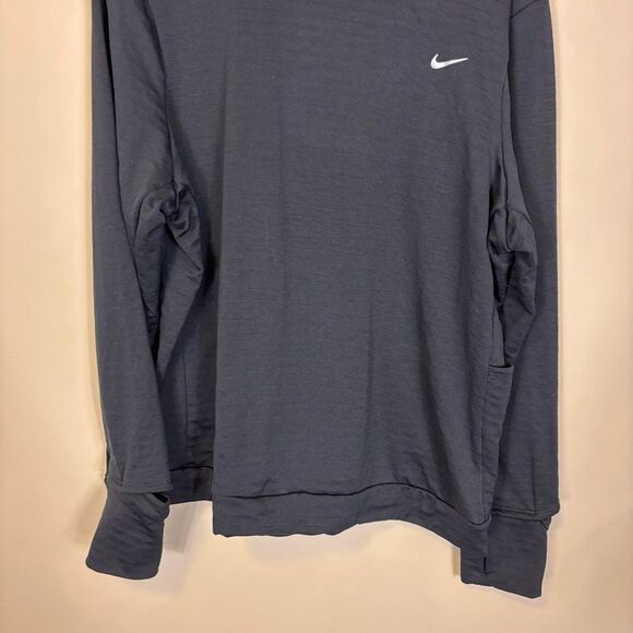 Nike Running Therma Fit Black Turtleneck Pullover Long Sleeve Women's XL - Picture 4 of 10